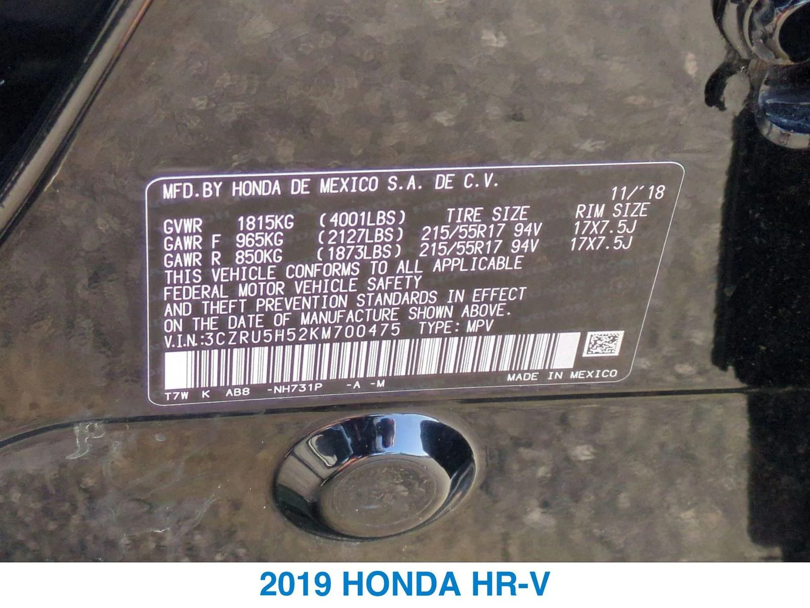 Used 2019 Black Honda EX image 26
