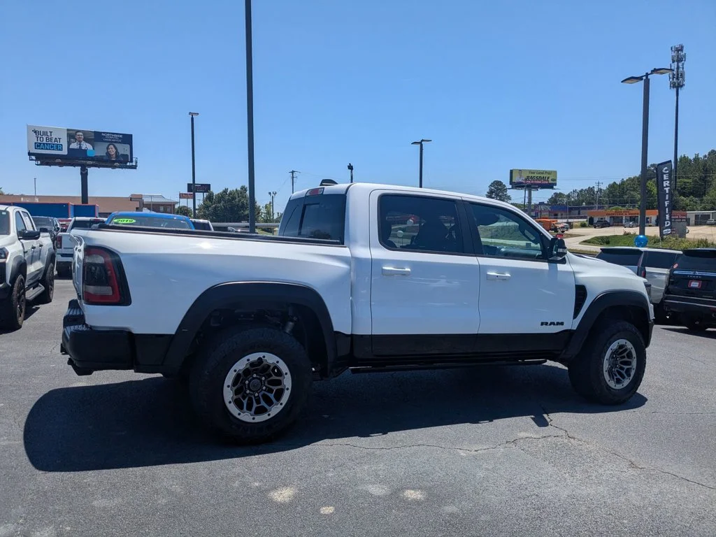 Used 2021 Bright White Clearcoat Ram TRX image 4