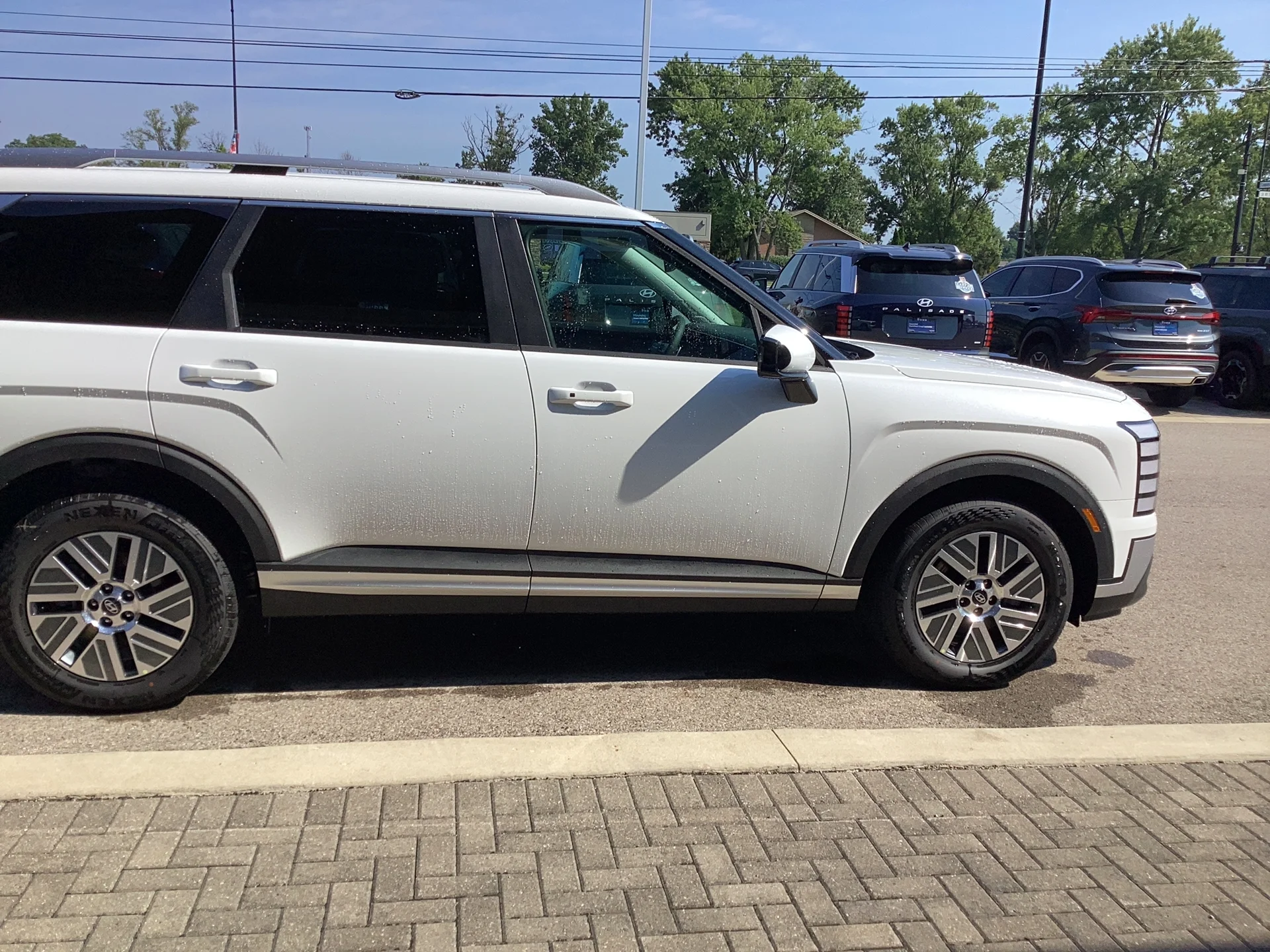 New 2026 Creamy White Pearl Hyundai SEL 7P image 7