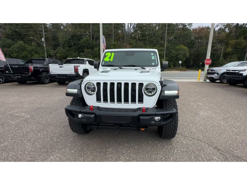 Used 2021 White Jeep Unlimited Rubicon image 7