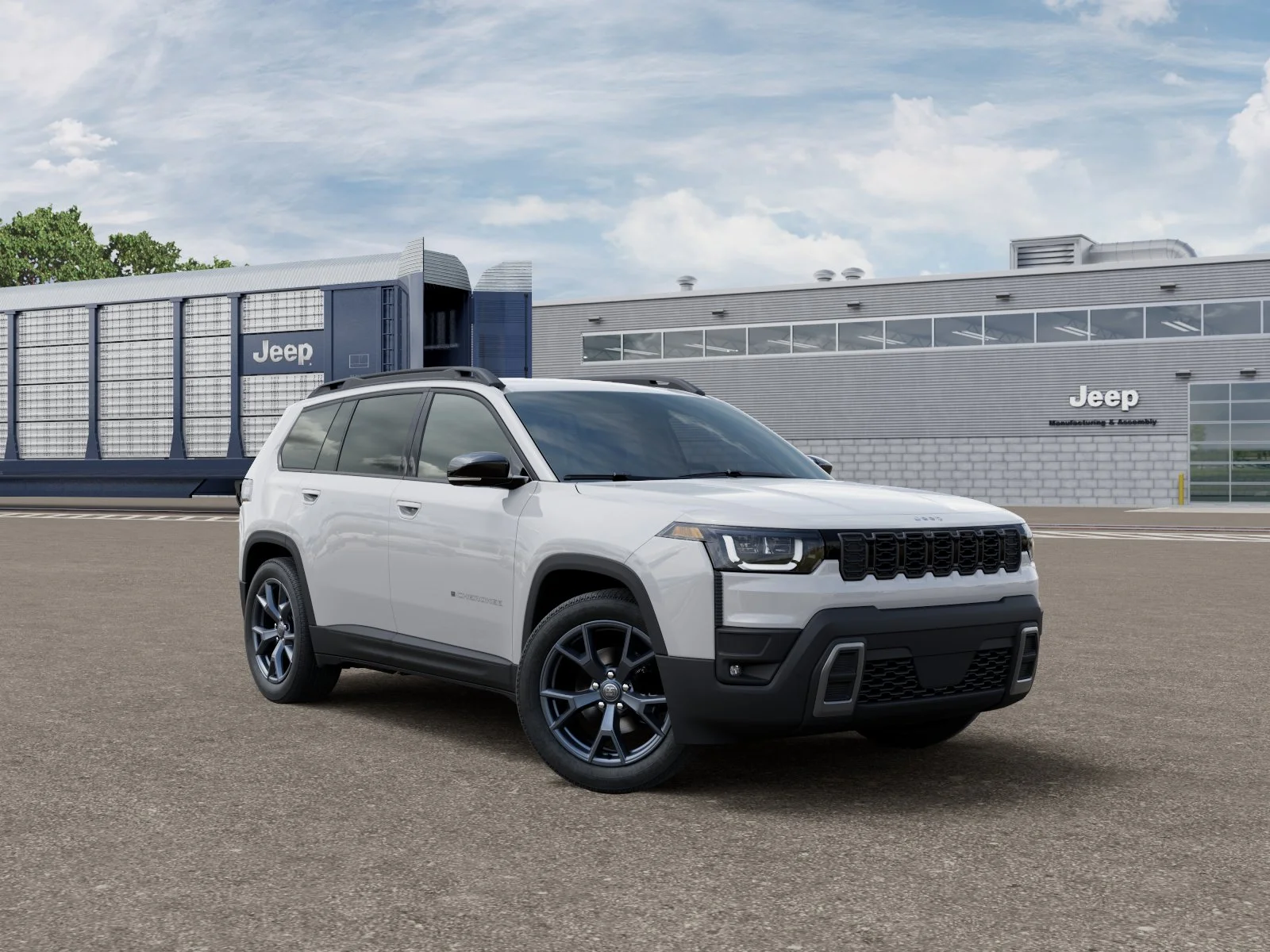 New 2026 Bright White Clearcoat Jeep  image 3