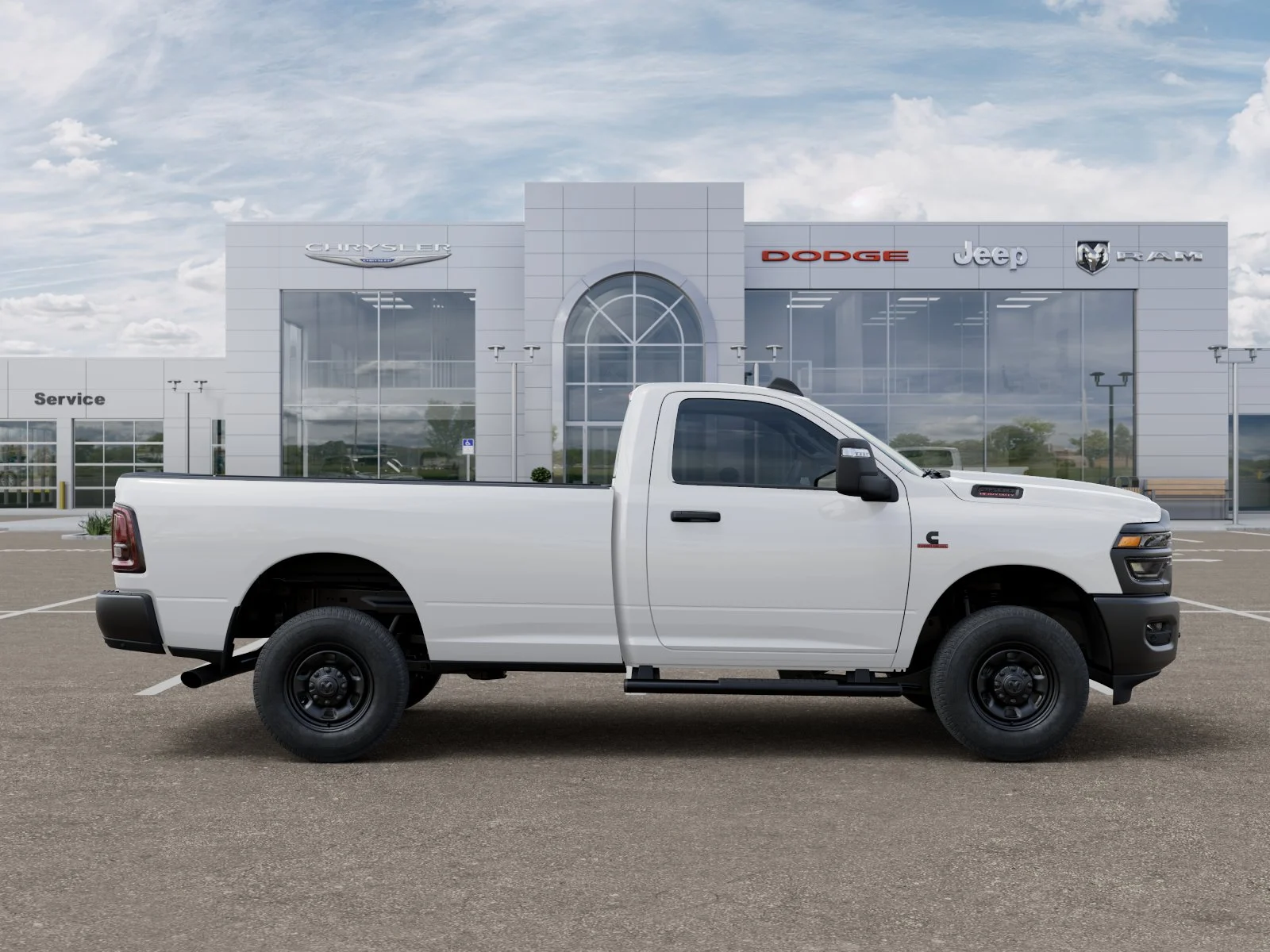New 2026 Bright White Clear-Coat Exterior Paint RAM Tradesman image 30