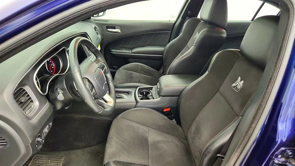 Used 2017 Contusion Blue Pearlcoat Dodge R/T Scat Pack RWD w/ Alcantara Pkg & Beats Audio image 22