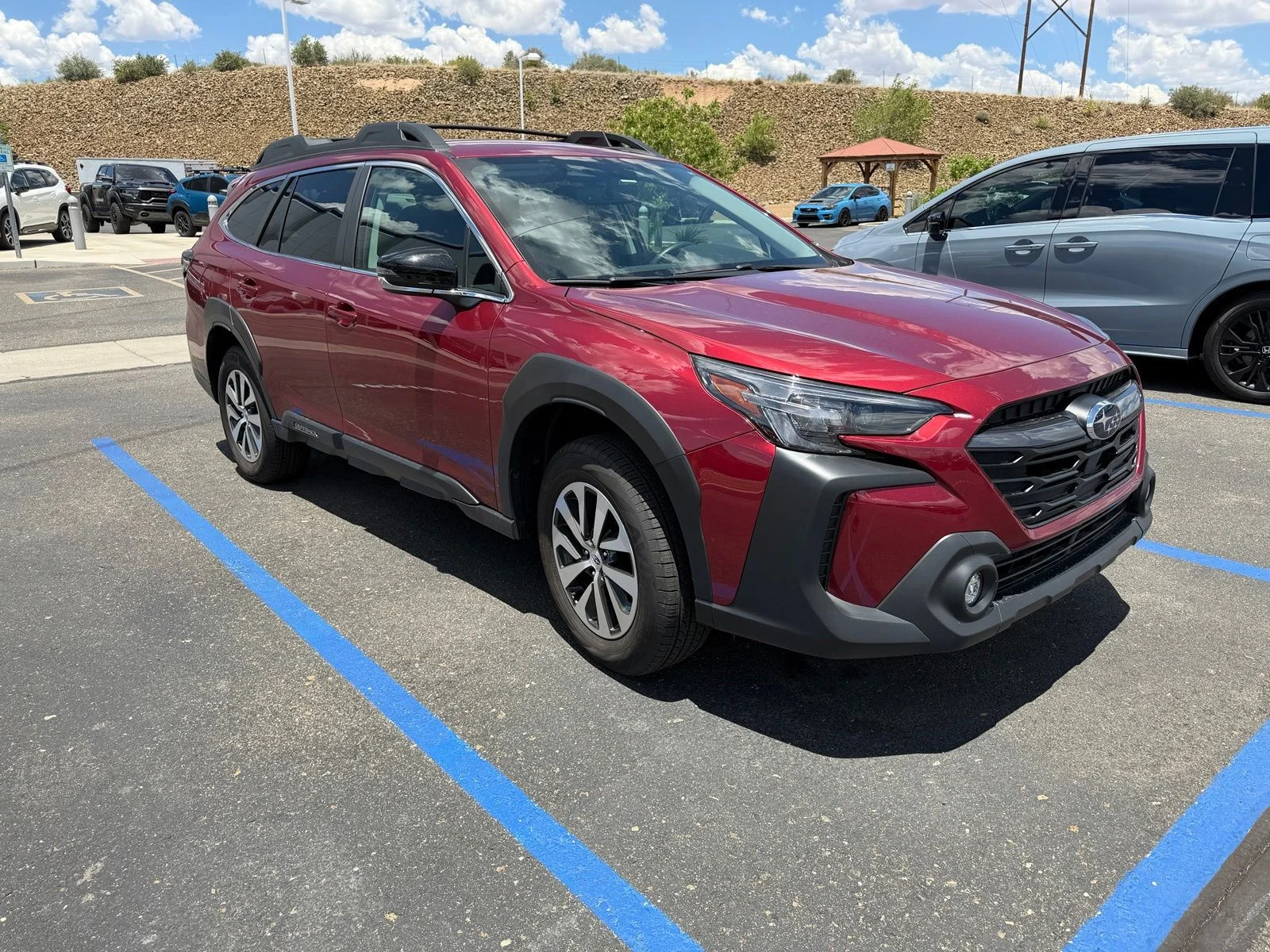 Used 2025 Red Subaru Premium image 3