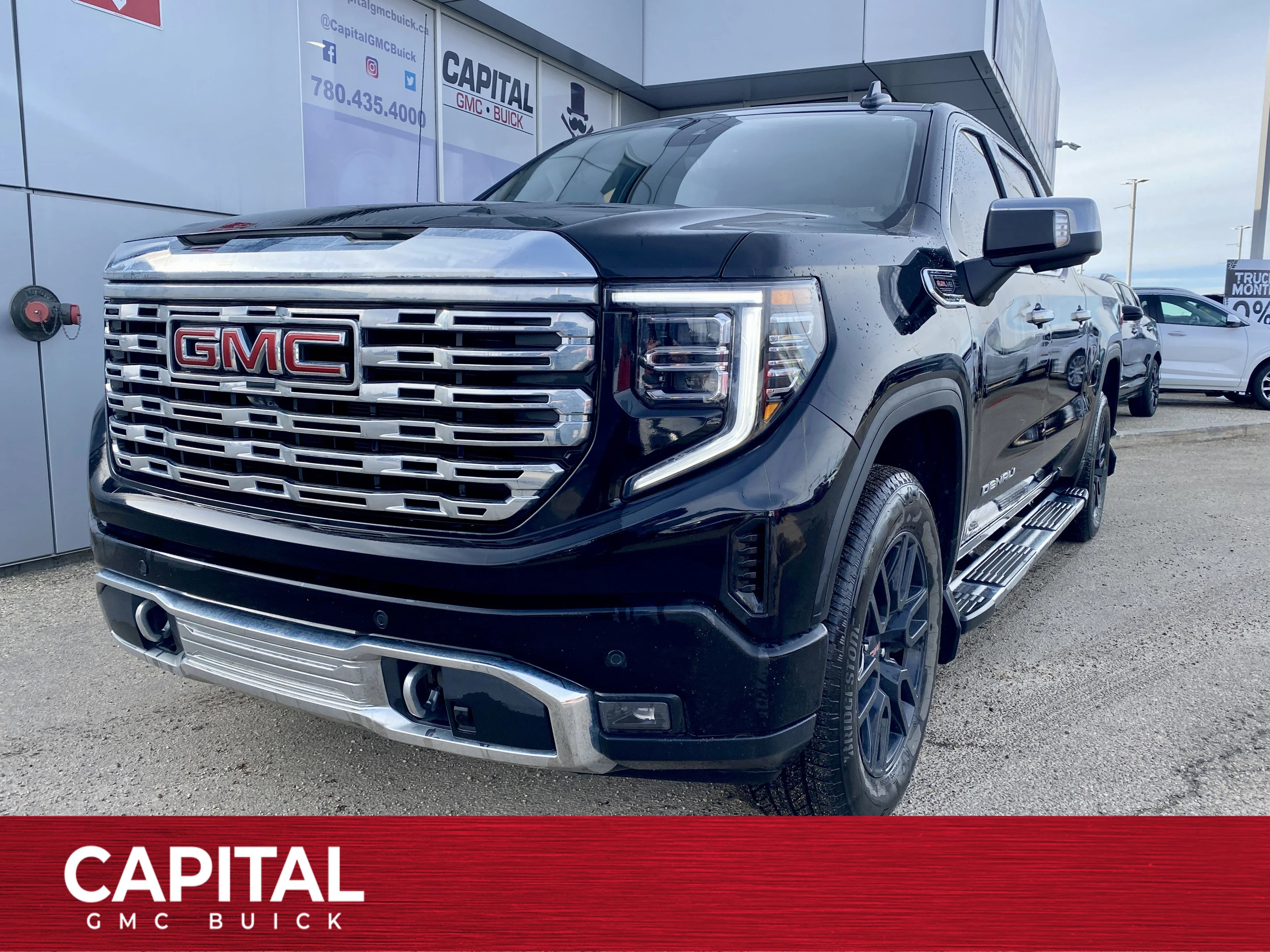 Certified Used 2025 Black GMC Crew Cab Denali * 6.2L V8 *360 CAMERA * HEAD UP DISPLAY * image 1