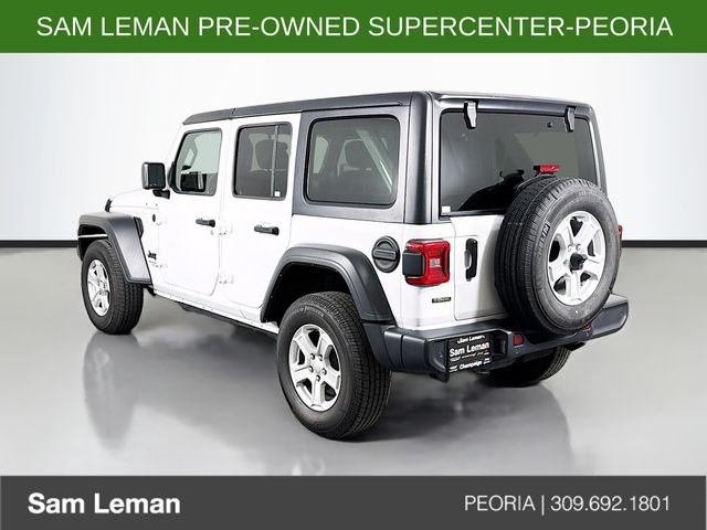 Used 2021 White Jeep Unlimited Sport S image 5