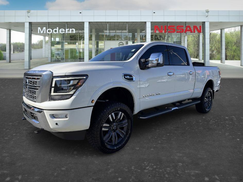 Used 2022 Pearl White Tricoat Nissan Platinum Reserve image 1