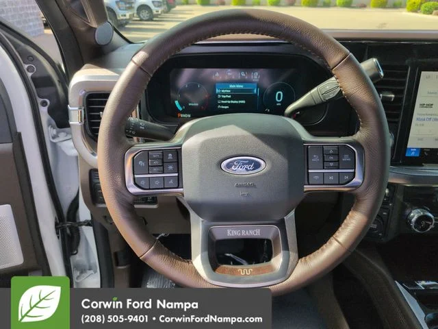 New 2026 Star White Metallic Tri-Coat Ford King Ranch image 14