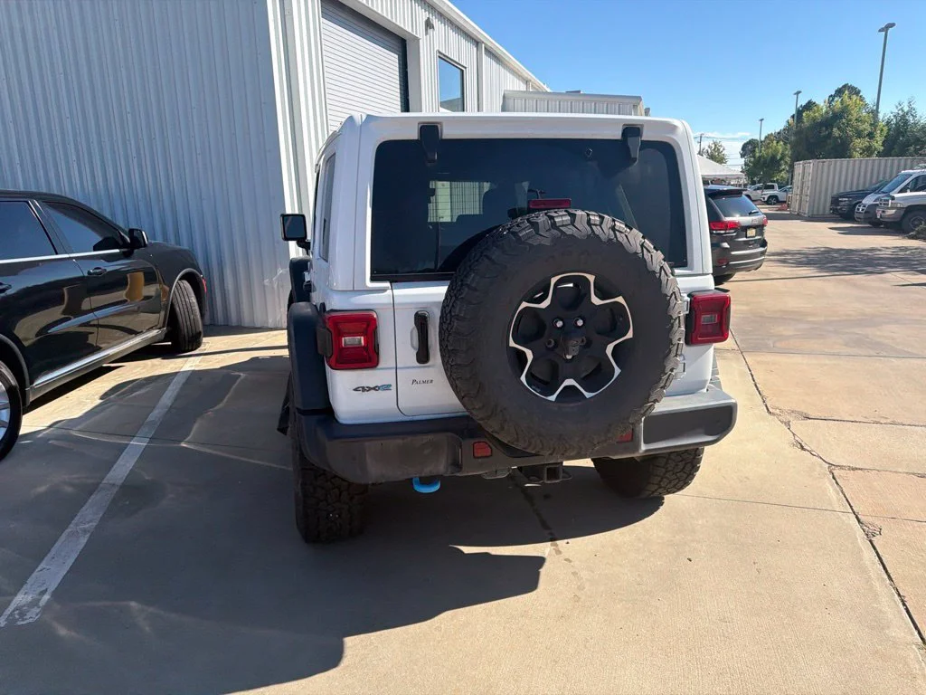 Certified Used 2021 White Jeep Unlimited Rubicon 4xe image 8