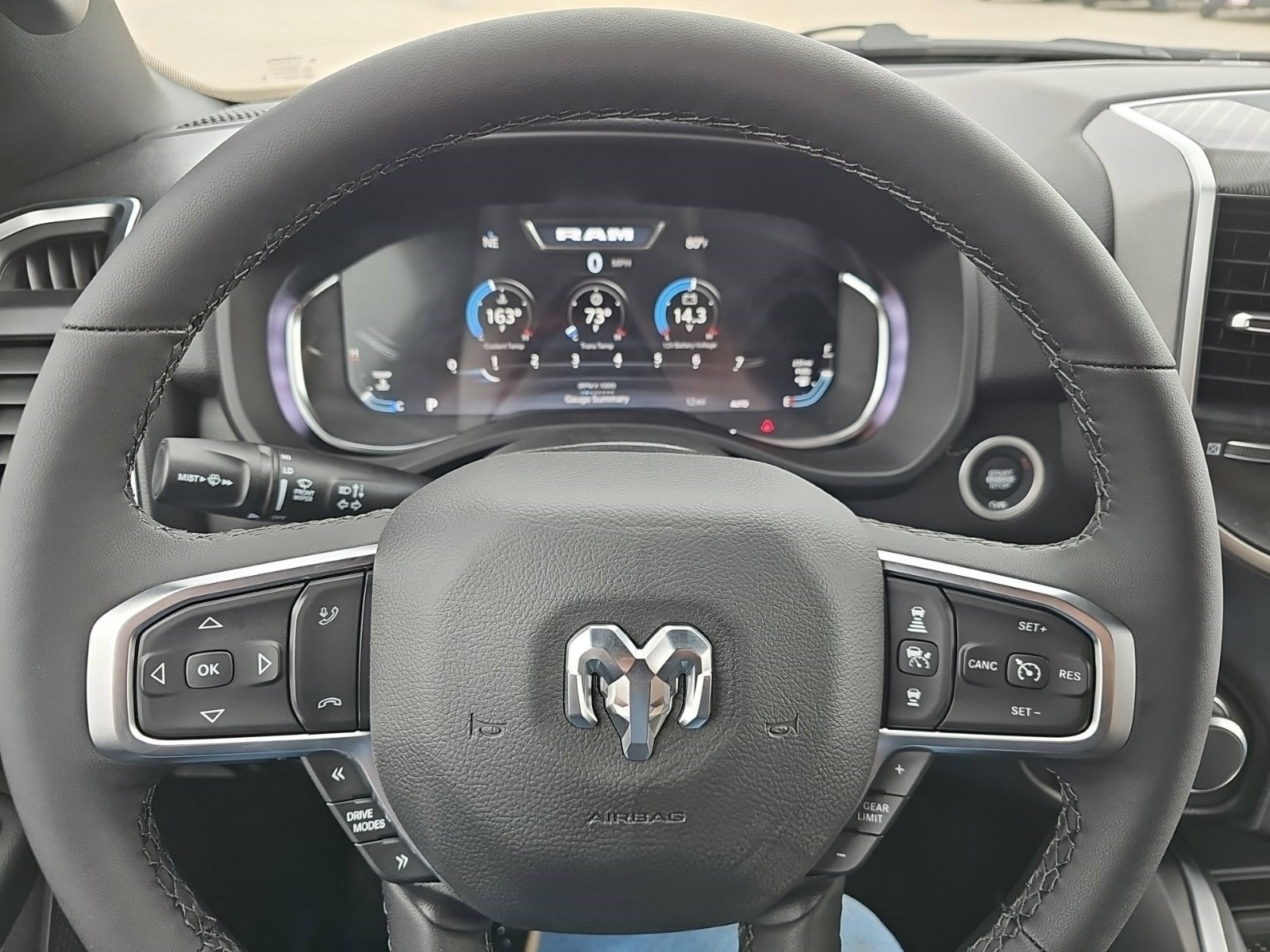 New 2026 Diamond Black Crystal Pearlcoat Ram Big Horn image 20