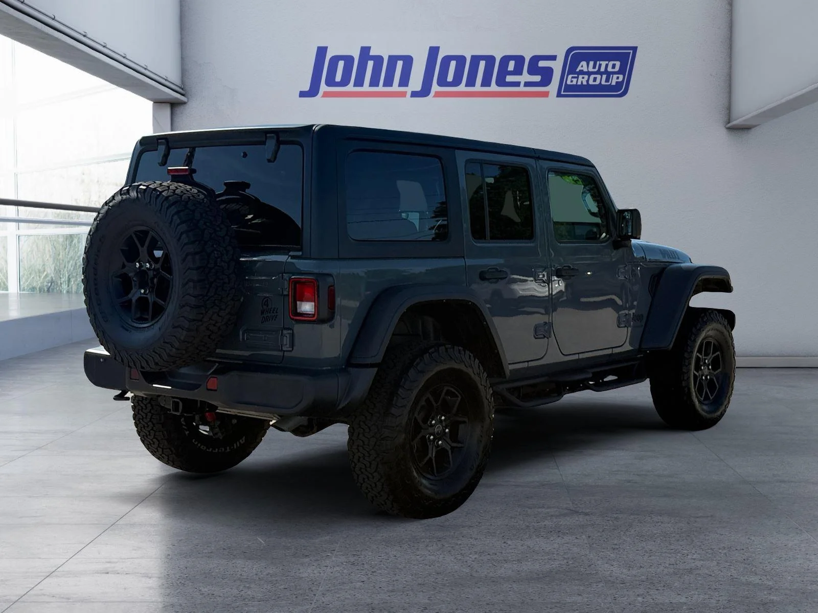 Used 2024 Gray Jeep 4-Door Willys 4x4 image 15