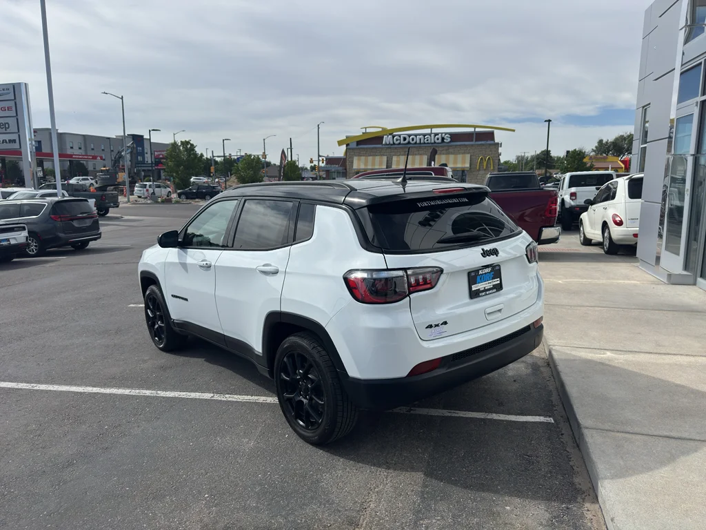 Used 2023 Bright White Clearcoat Jeep Altitude image 3