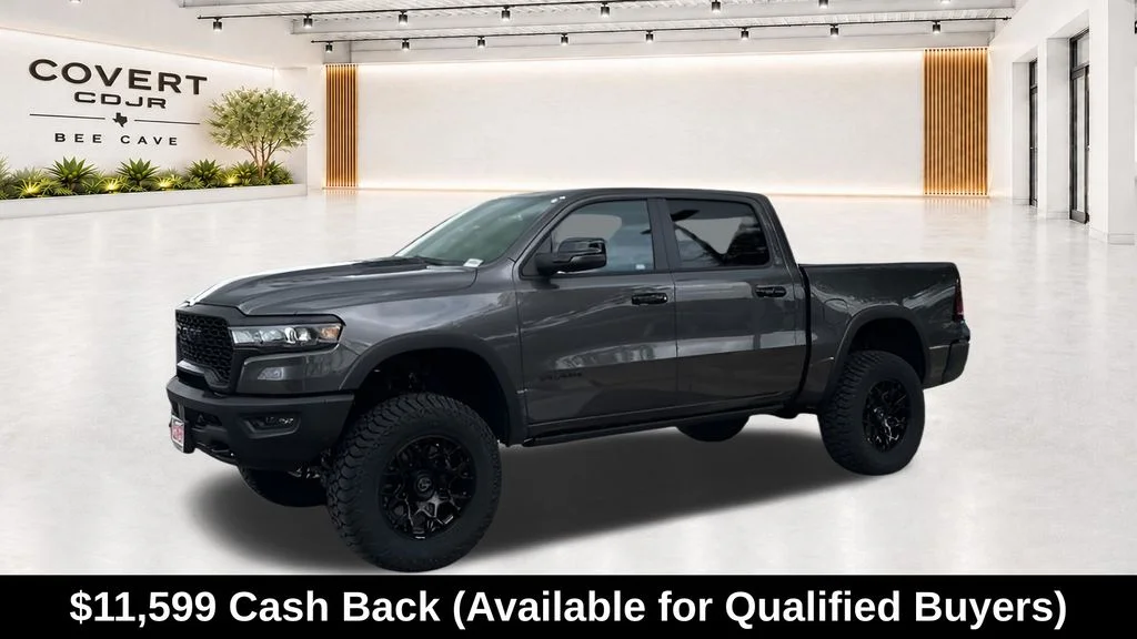 New 2026 Granite Crystal Metallic Clear-Coat Exterior Paint RAM Rebel image 4