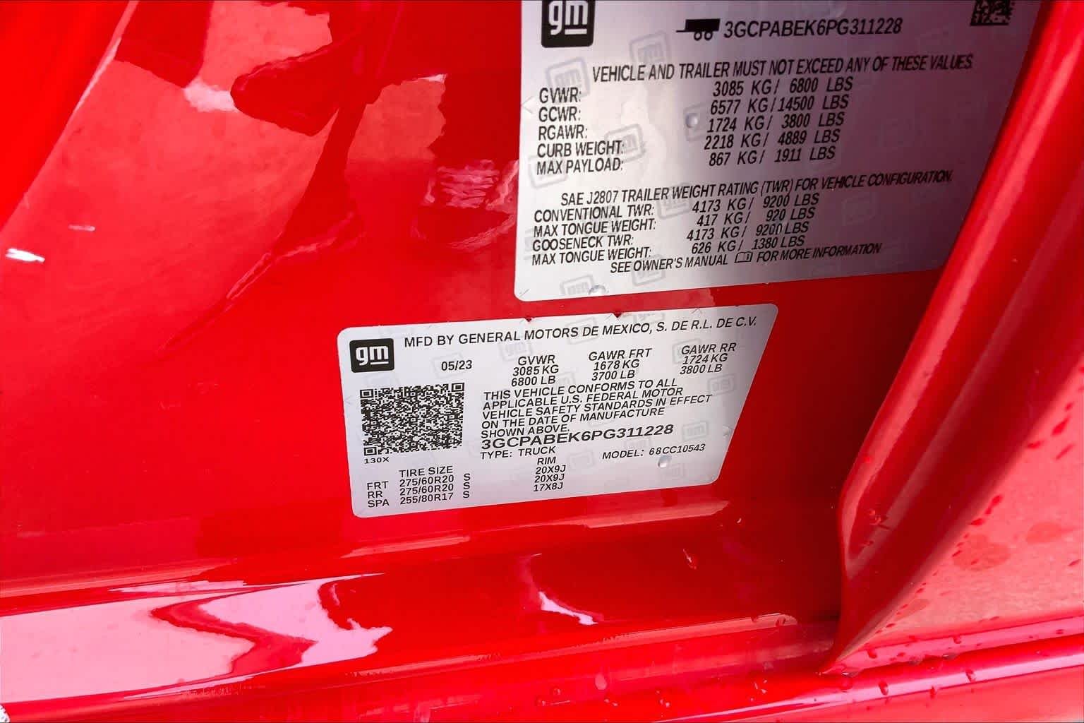 Used 2023 Red Hot Chevrolet Custom image 36