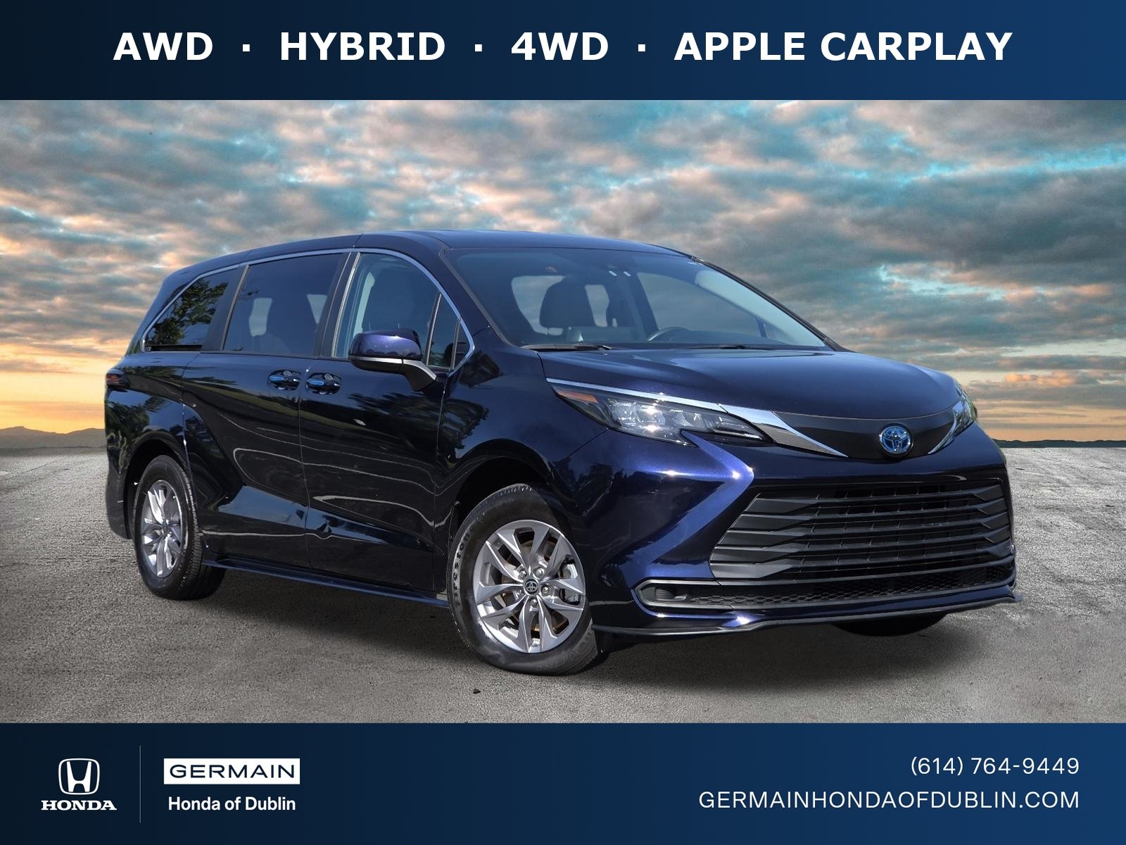 Used 2024 Gray Toyota Hybrid LE image 1
