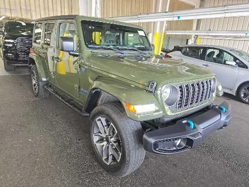 Used 2024 Sarge Green Clearcoat Jeep Sport S image 3