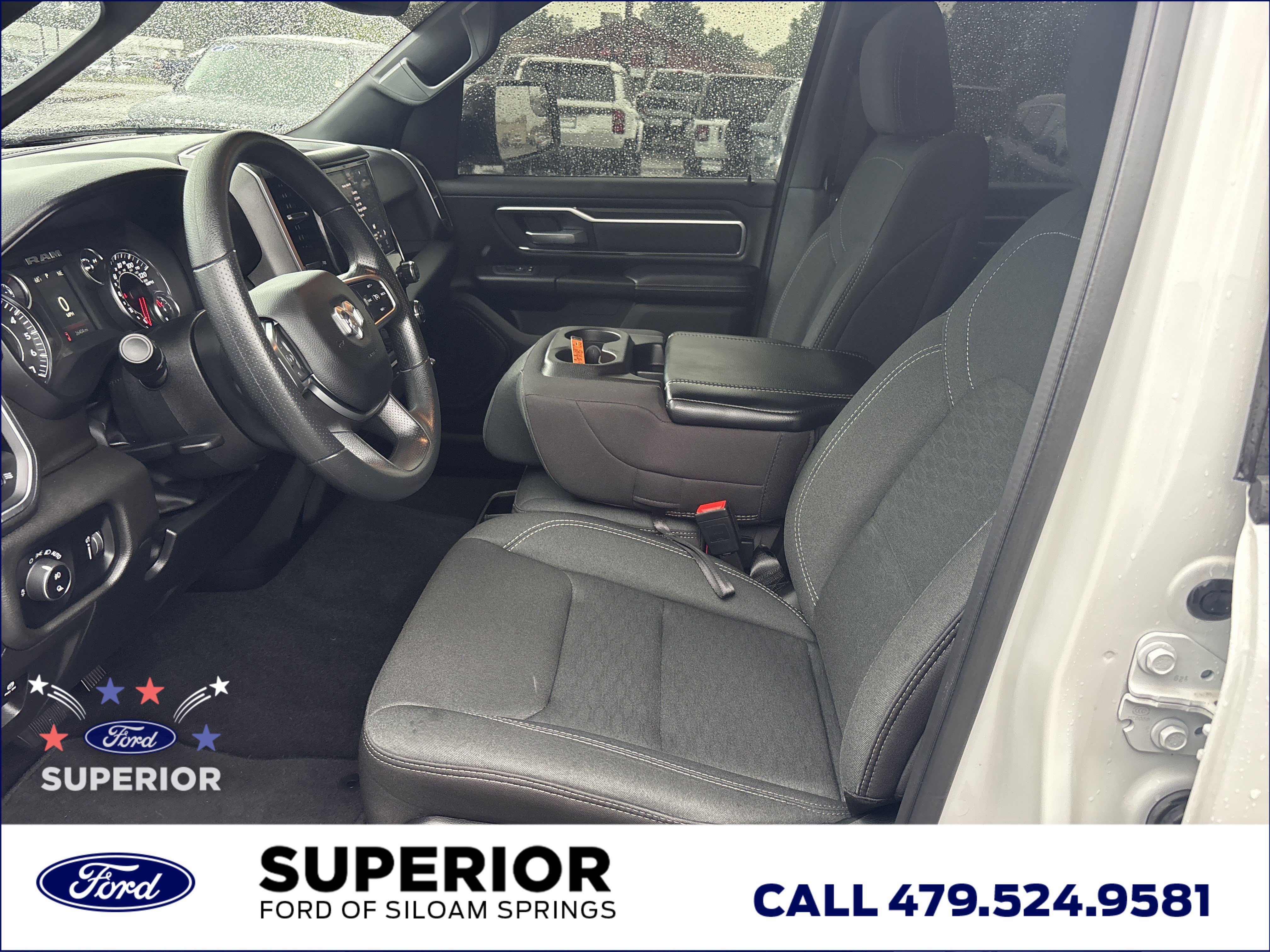 Used 2025 Bright White Clearcoat Ram Big Horn Crew Cab image 14