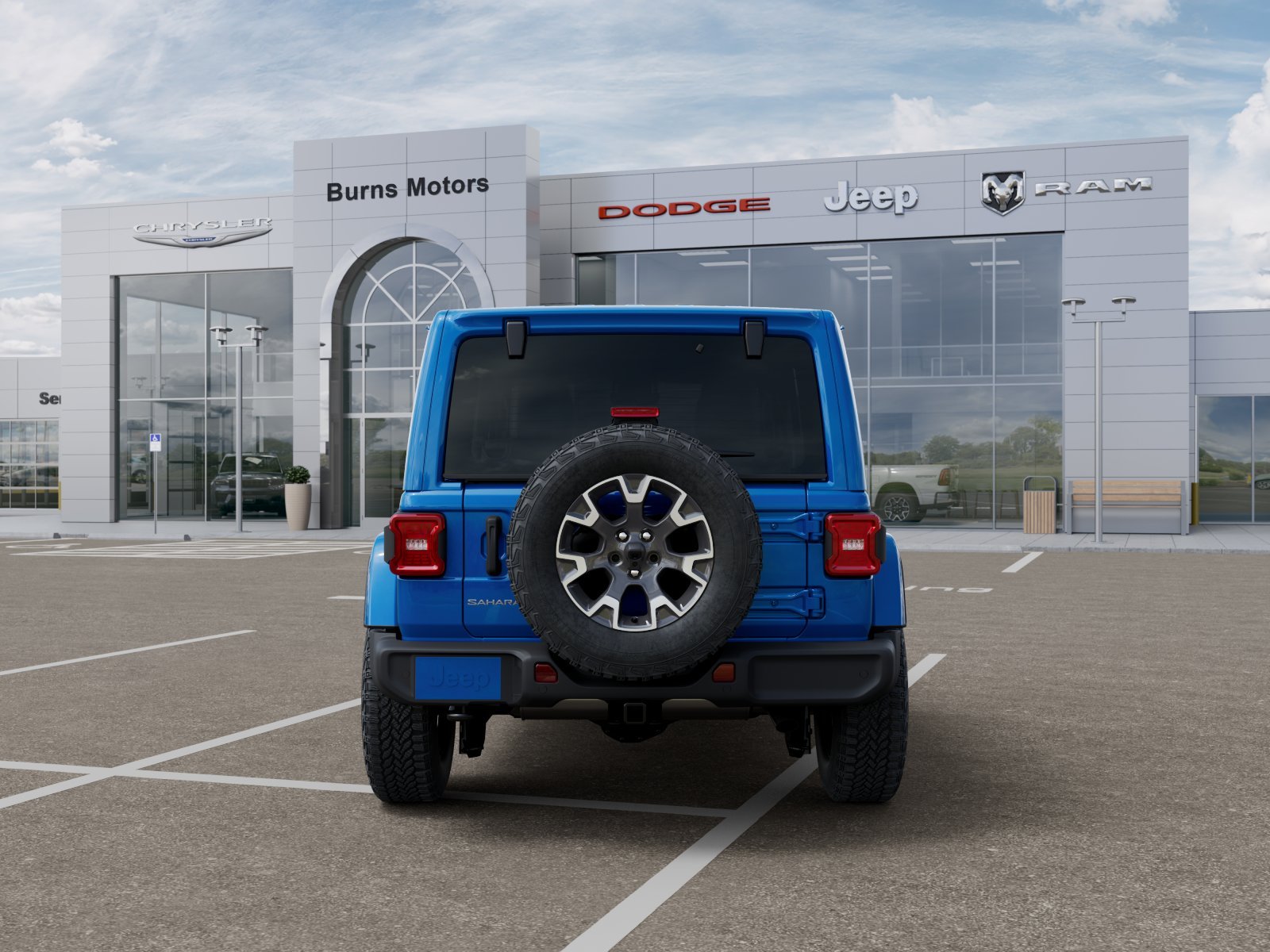New 2026 Hydro Blue Pearl-Coat Exterior Paint Jeep Sahara 4-Door image 33