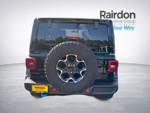 Used 2022 Black Clearcoat Jeep Unlimited Rubicon 4xe image 6