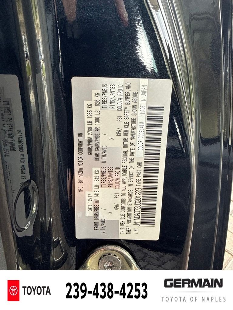 Used 2018 Black Mazda Grand Touring Clean Carfax, Local Trade In. image 15