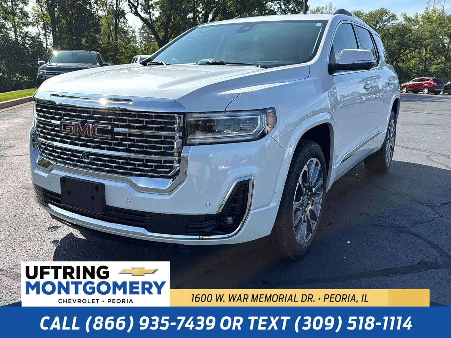 Used 2020 WHITE FROST TRICOAT GMC Denali image 1
