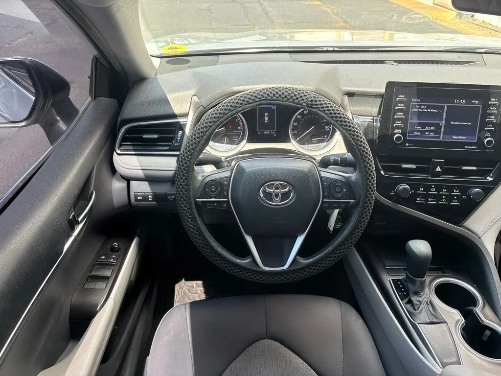 Used 2021 Silver Toyota LE image 2