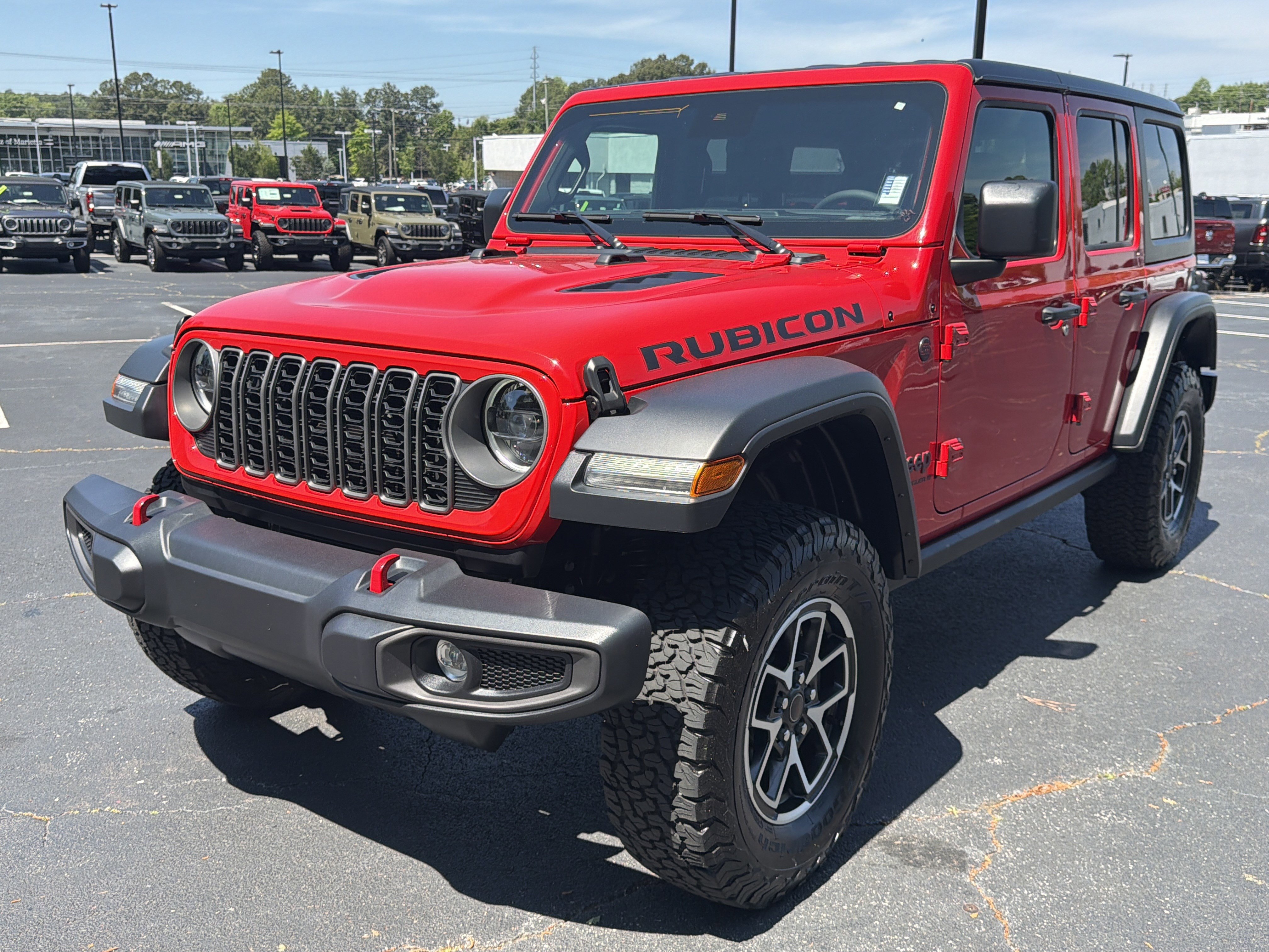Used 2025 Firecracker Red Clearcoat Jeep Rubicon image 6
