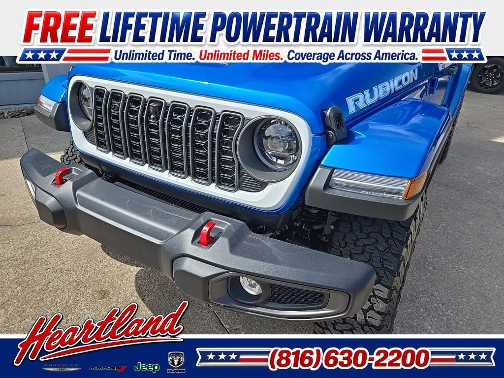 New 2026 Hydro Blue Pearl-Coat Exterior Paint Jeep Rubicon image 17