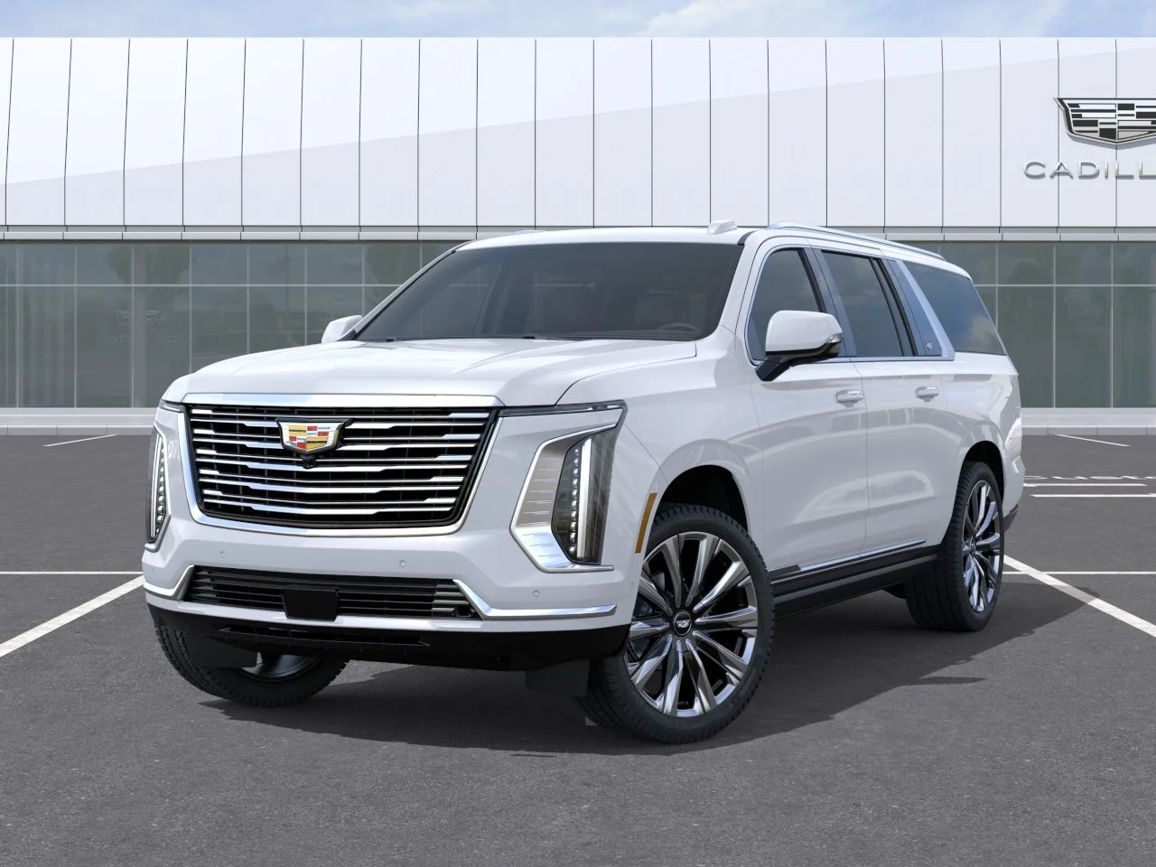 New 2026 Vibrant White Tricoat Cadillac Platinum Luxury image 6