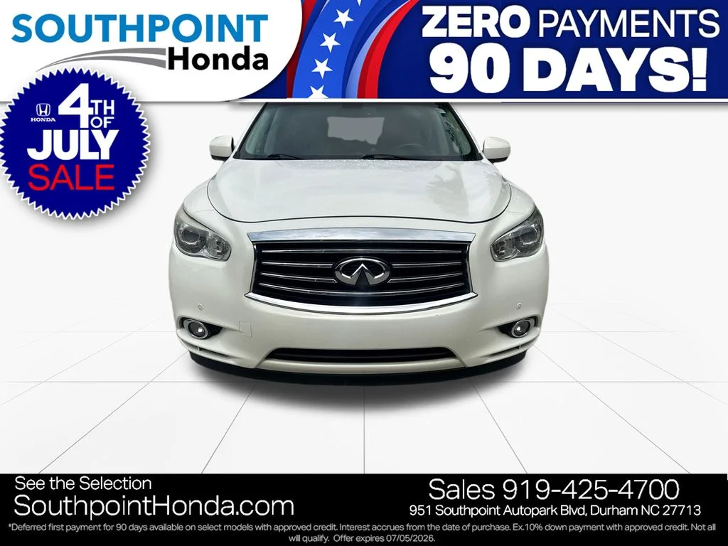 Used 2014 INFINITI QX60 Base with VIN 5N1AL0MN9EC538263 for sale in Durham, NC