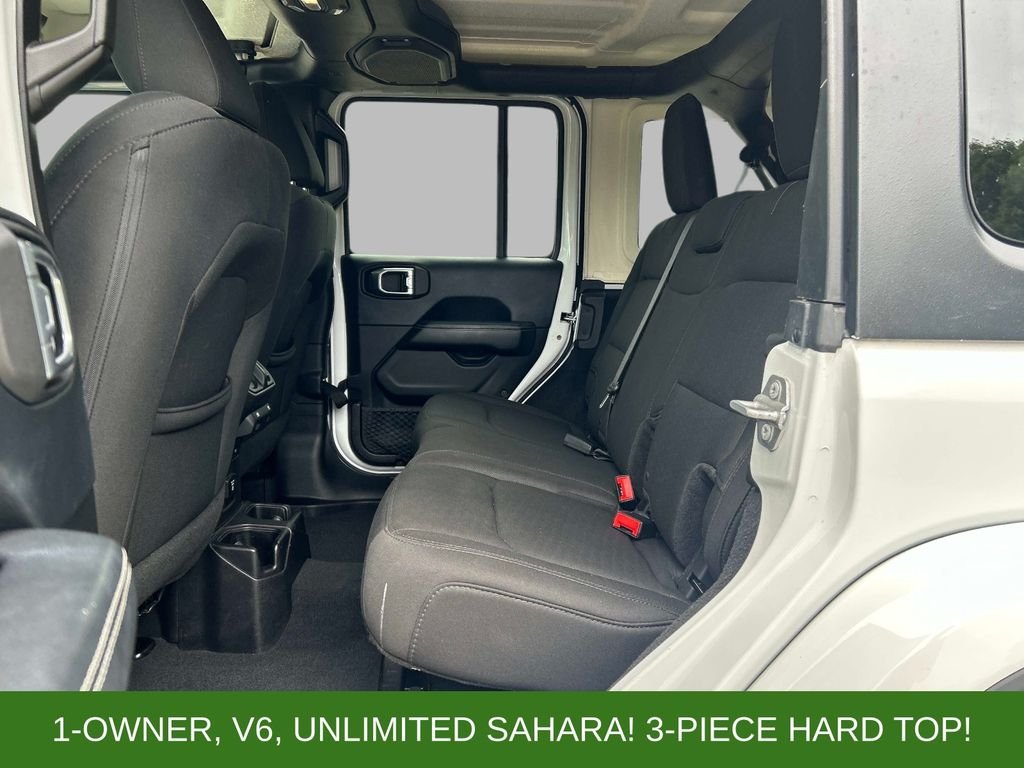 Used 2018 White Jeep Unlimited Sahara image 15