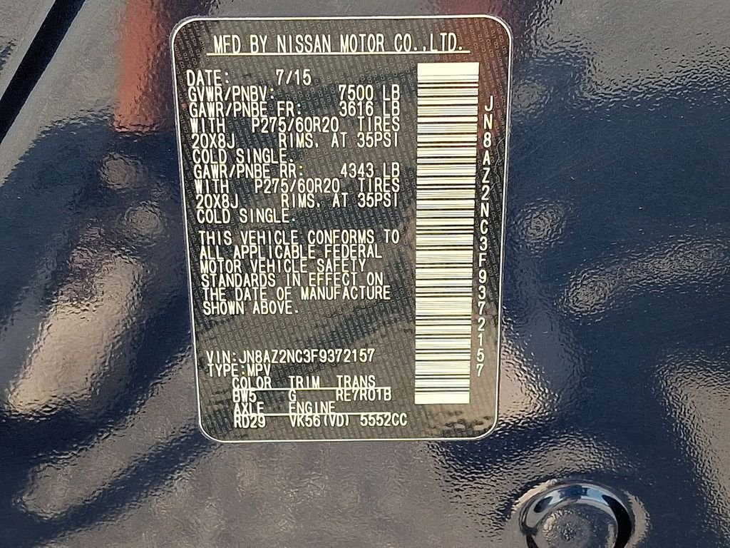 Used 2015 Blue INFINITI Base image 28
