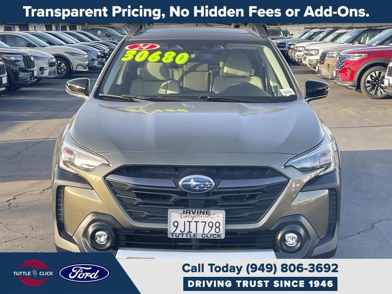 Used 2024 Autumn Green Metallic Subaru Limited XT image 11