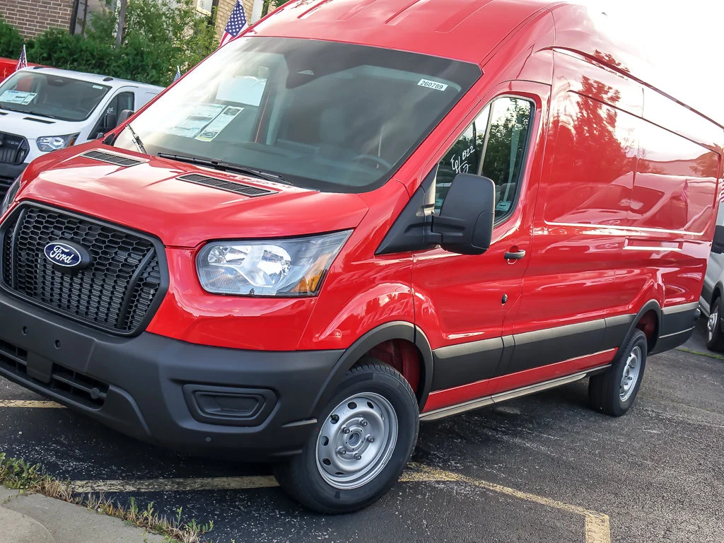 New 2026 Race Red Ford Cargo Van image 3