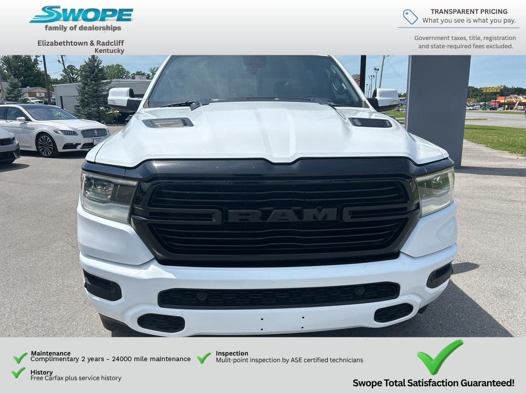 Used 2020 Bright White Clearcoat Ram Laramie image 5