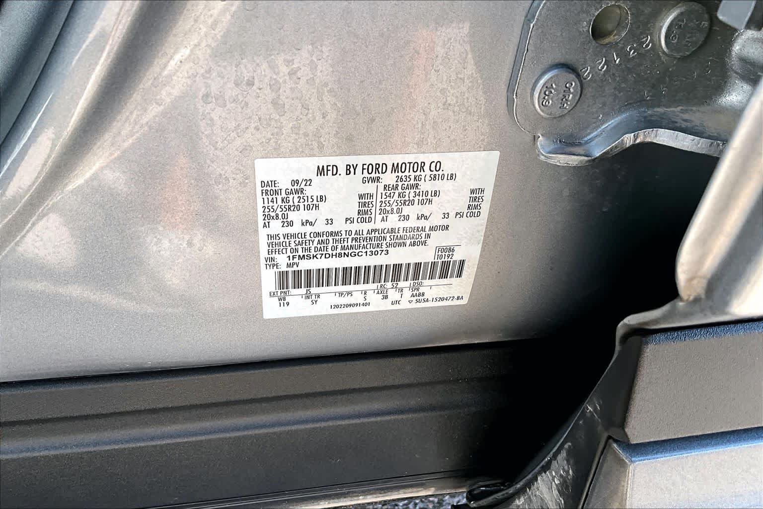 Used 2022 Iconic Silver Ford XLT image 34