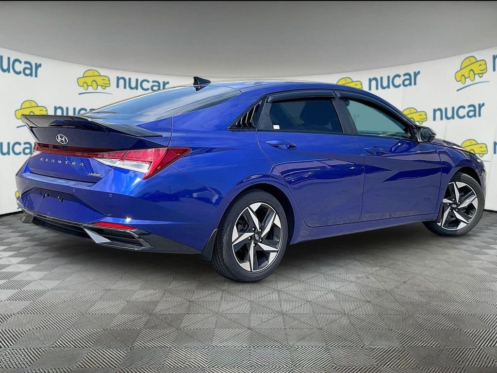 Used 2023 Blue Hyundai Limited image 6