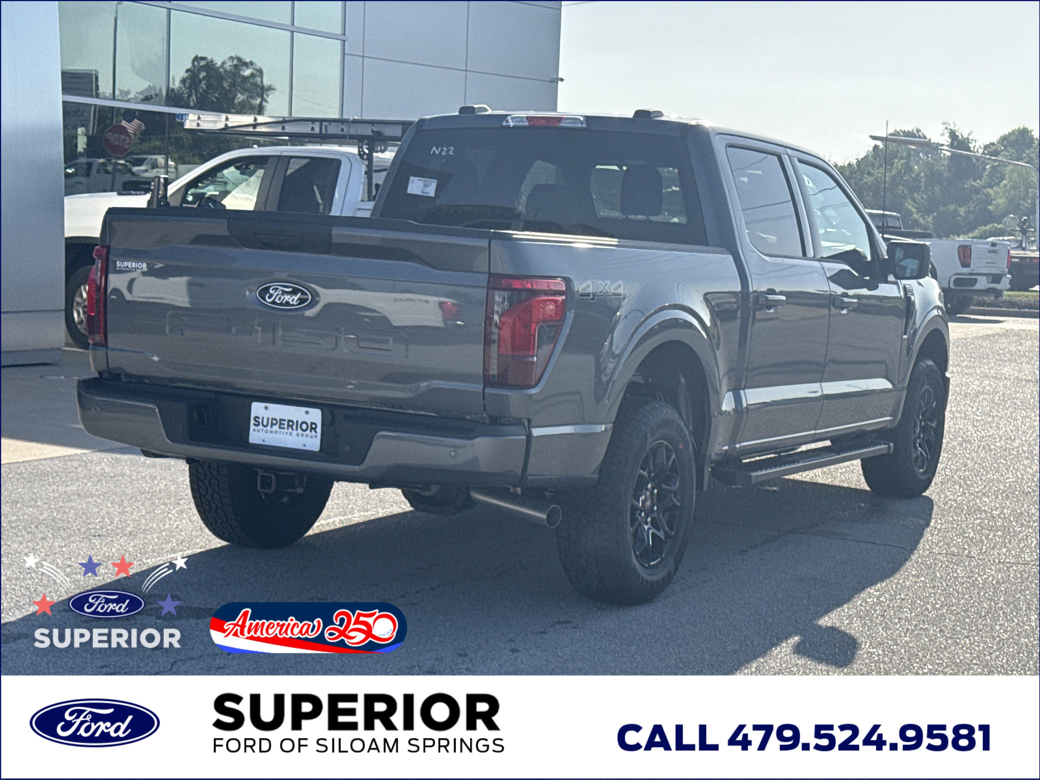 New 2026 Carbonized Gray Metallic Ford XLT 4WD image 3