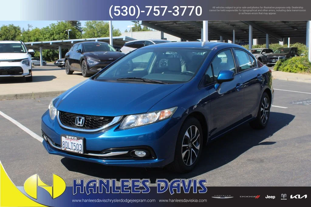 Used 2013 Blue Honda EX-L image 3