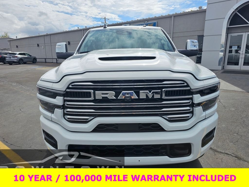 New 2026 Bright White Clear-Coat Exterior Paint RAM Laramie image 8