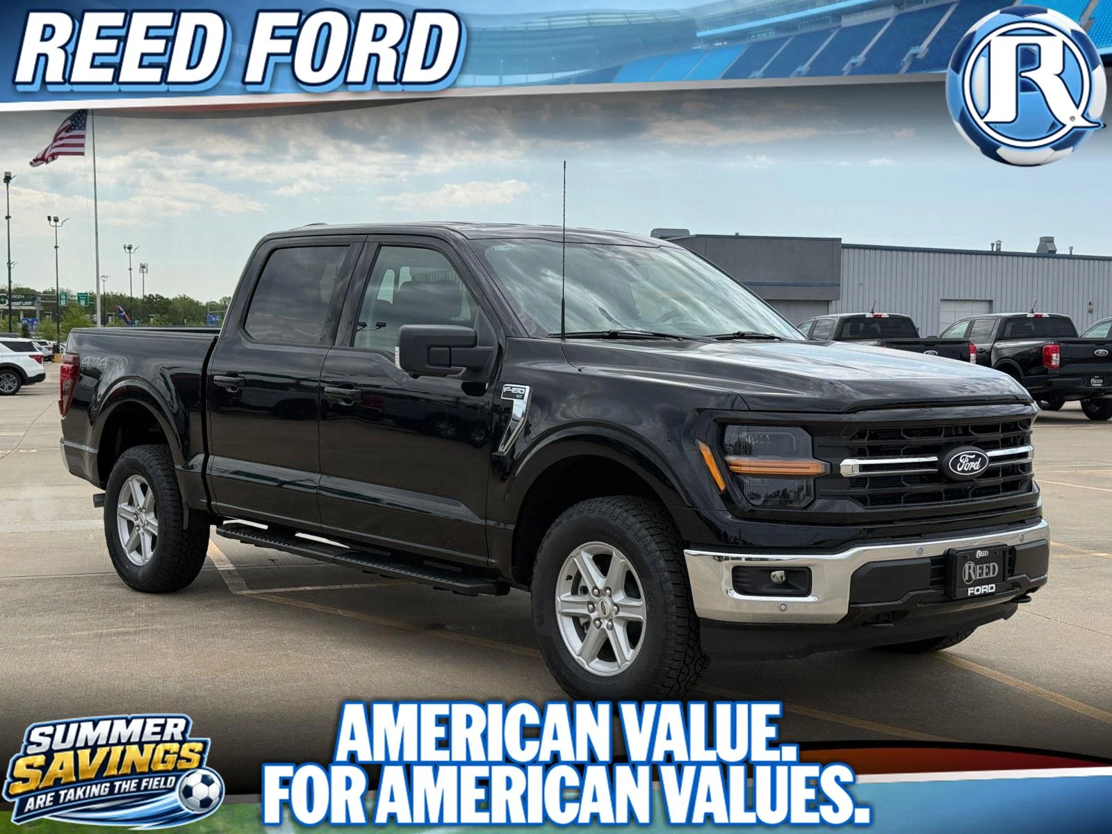 New 2026 Agate Black Ford XLT image 1
