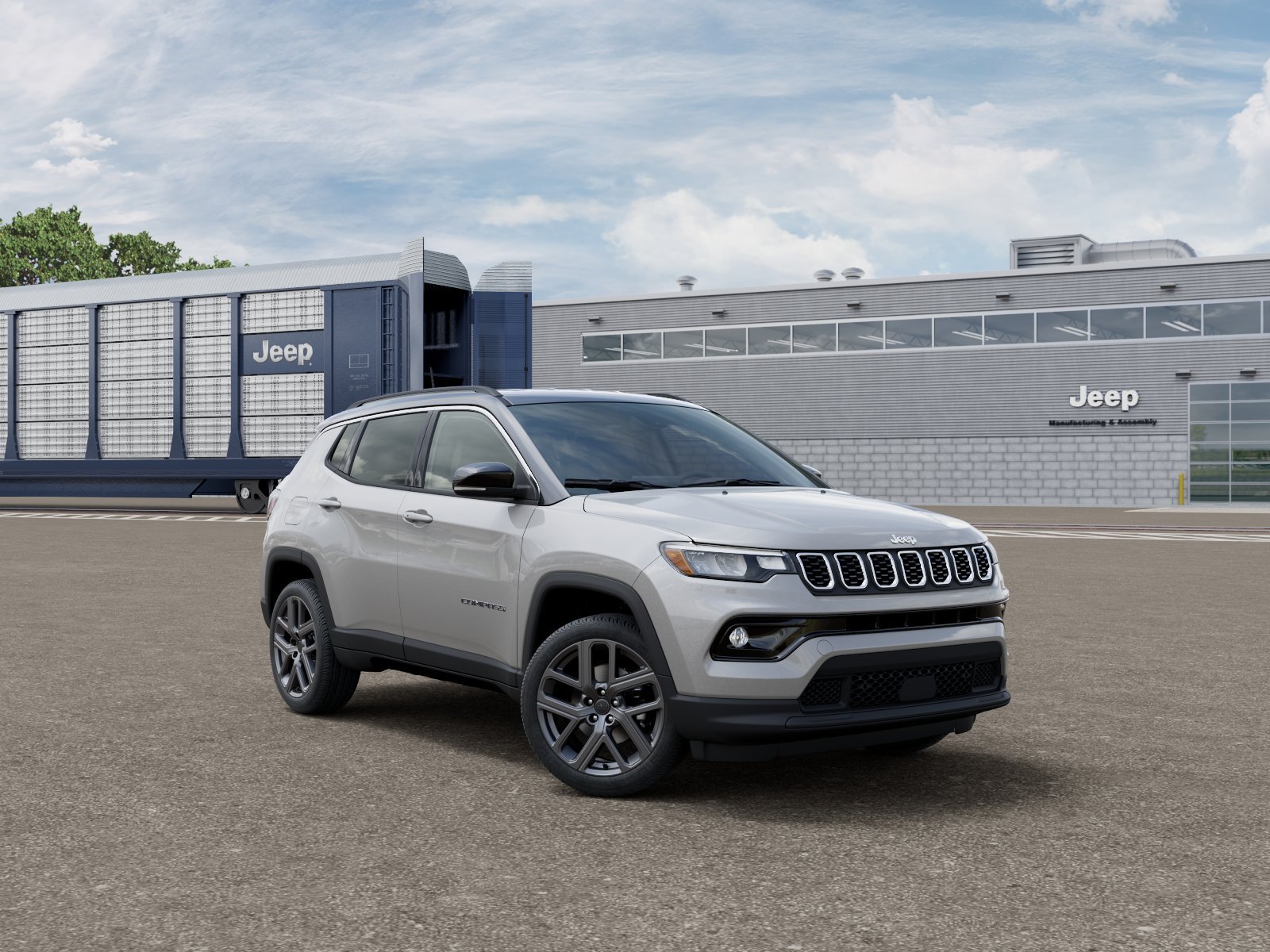 New 2026 Silver Zynith Metallic Clear-Coat Exterior Paint Jeep Limited Altitude image 3
