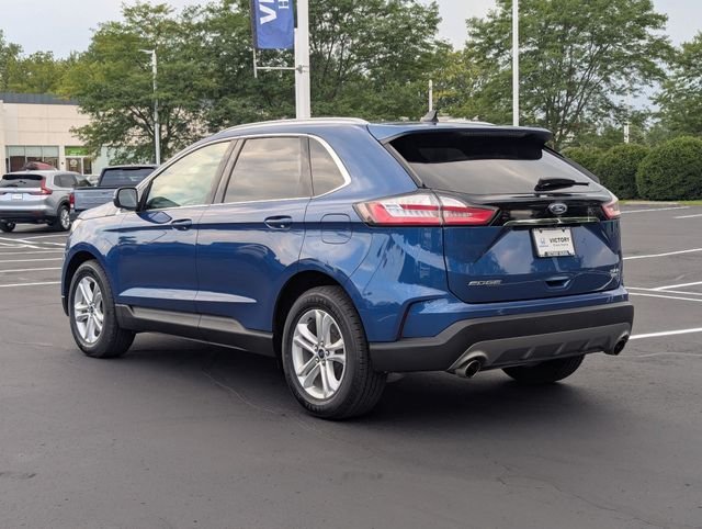 Used 2020 Atlas Blue Metallic Ford SEL image 9