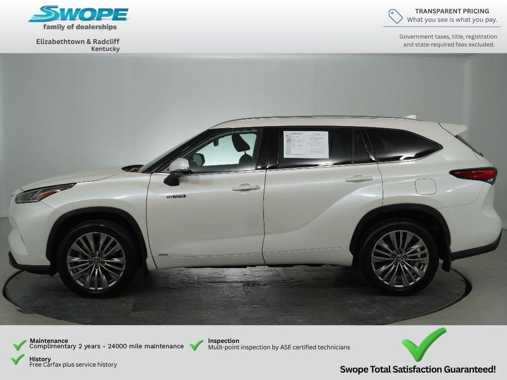 Used 2021 WHITE Toyota Hybrid Platinum image 6