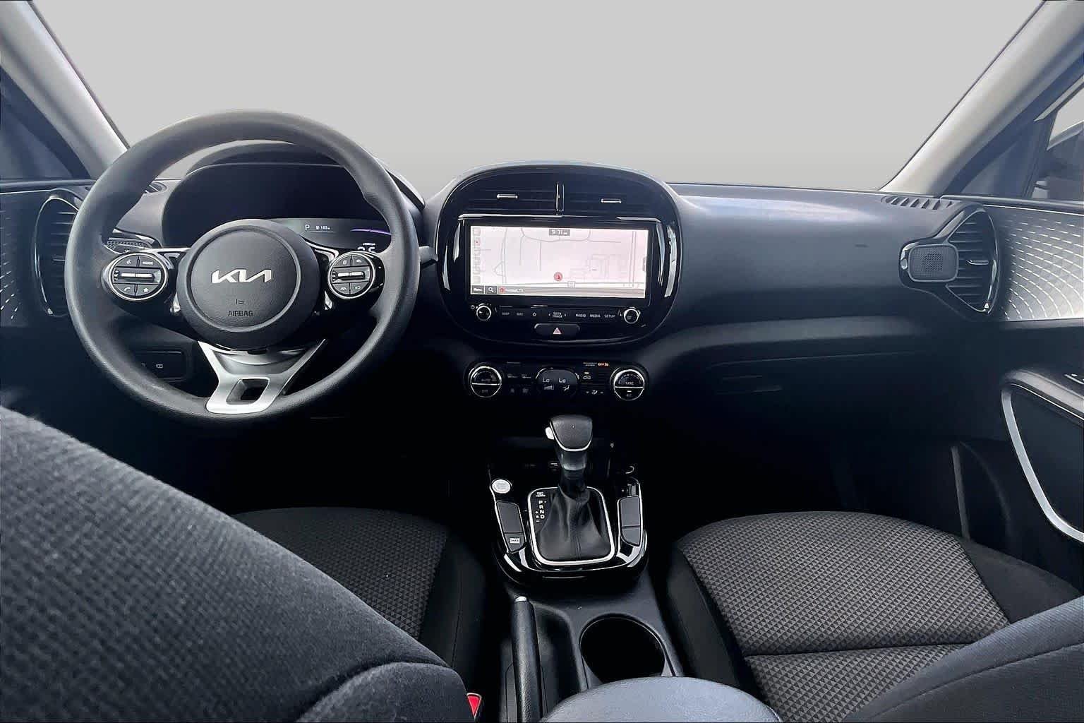 Used 2025 Clear White/Black Roof Kia S image 12