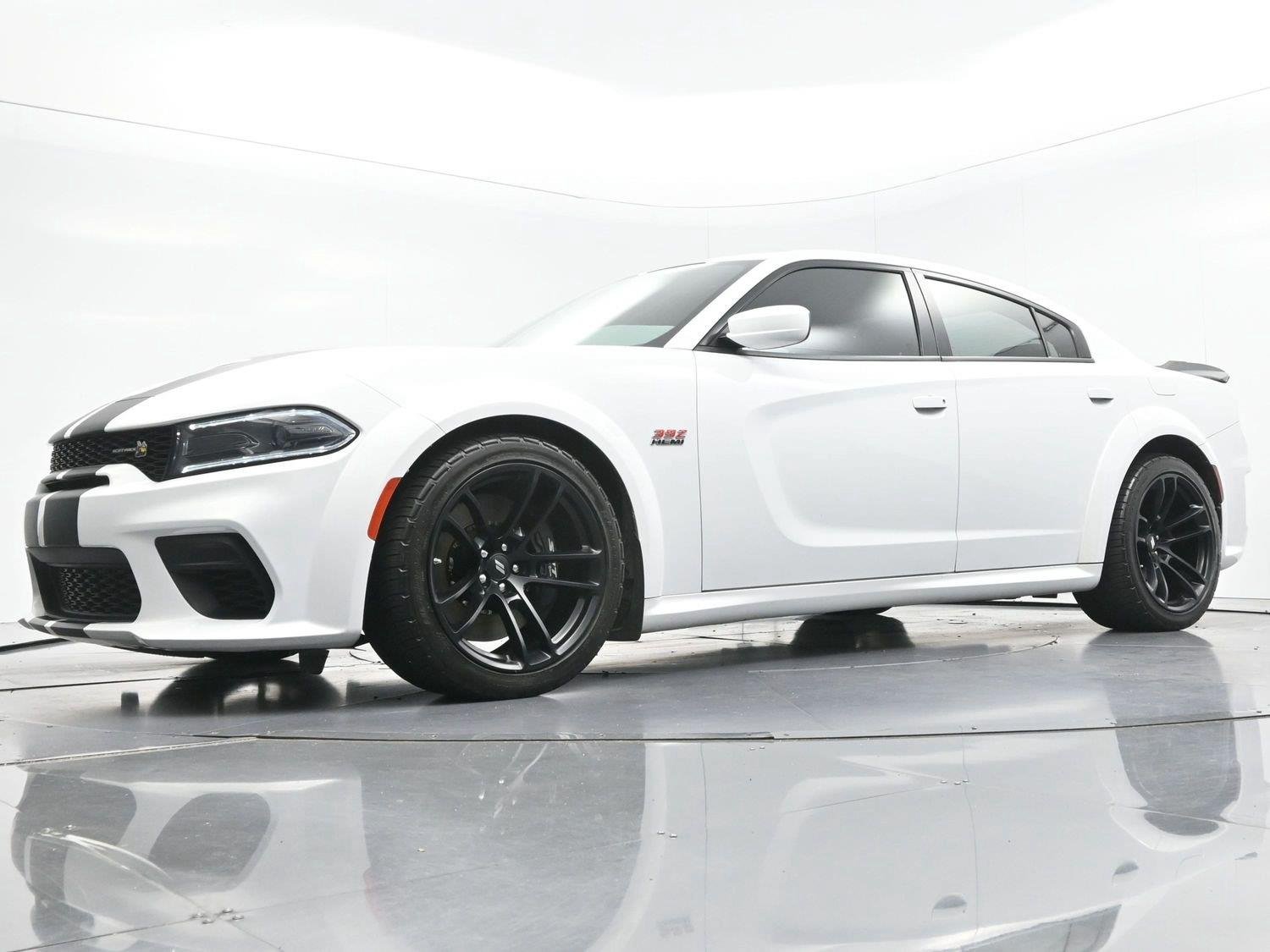 Used 2022 White Knuckle Clearcoat Dodge Scat Pack Widebody image 40