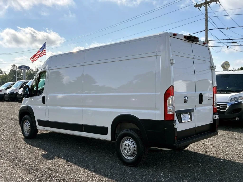 Used 2025 Bright White Clearcoat Ram High Roof image 5