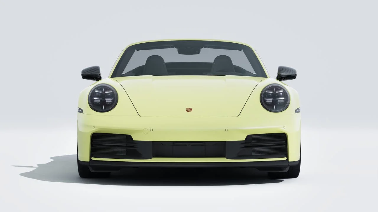 New 2026 Cartagena Yellow Metallic Porsche Carrera 4S Cabriolet image 8