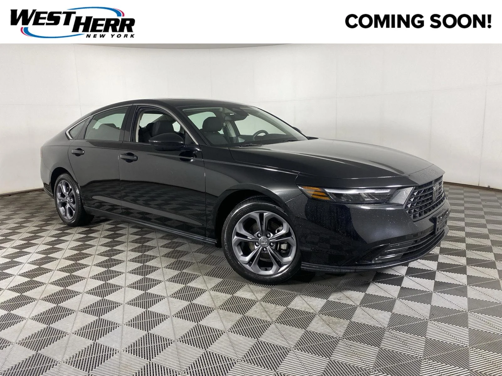 Used 2023 Crystal Black Pearl Honda EX image 1