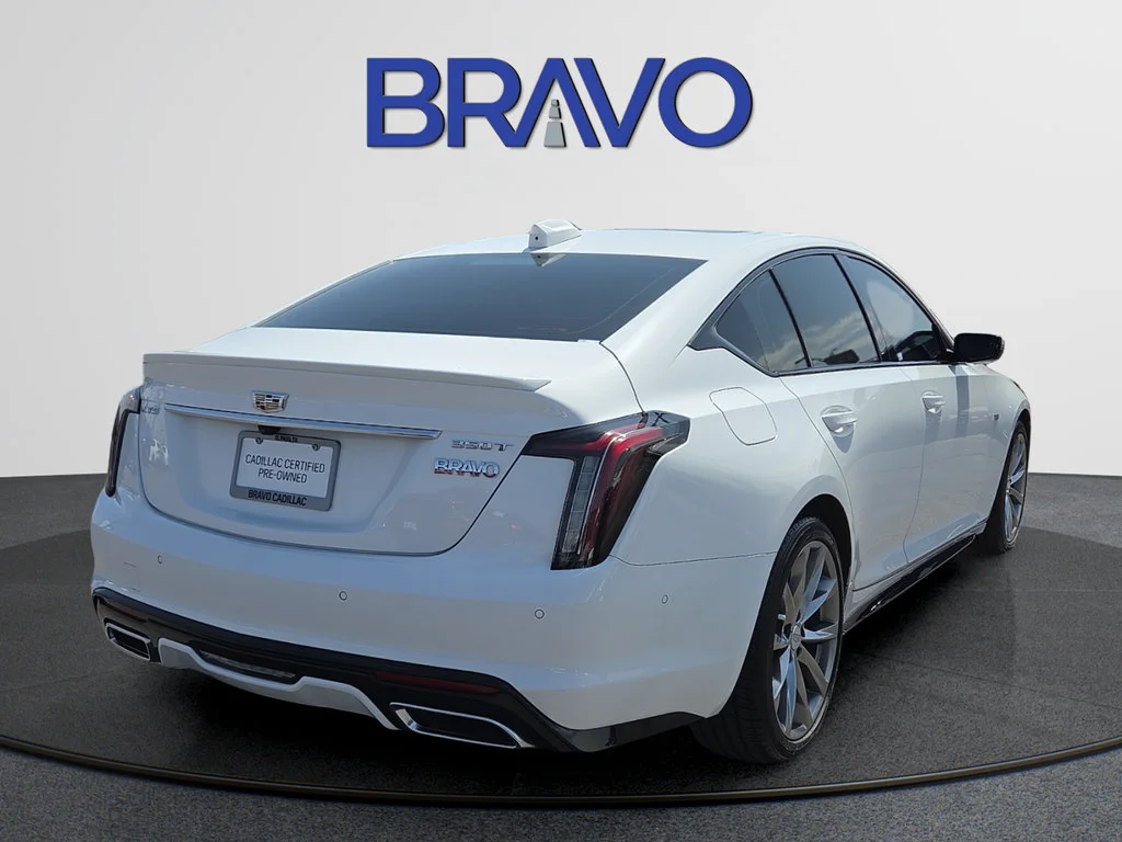 Used 2025 Summit White Cadillac Sport image 4